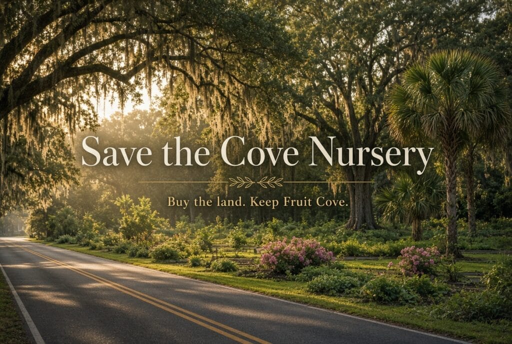Save the Cove Nursery — Buy the land. Keep Fruit Cove.